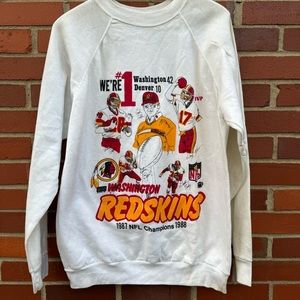 1987 Washington Redskins NFL Champions vs Denver vintage crewneck sweatshirt- XL